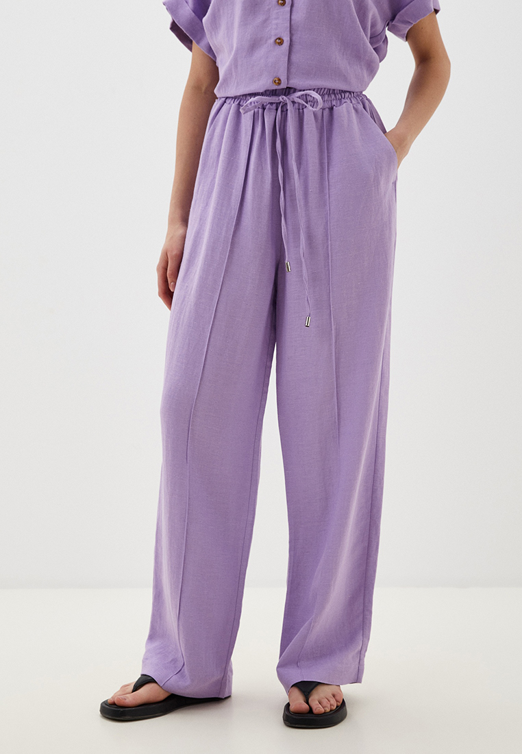 ZP45-141 FABRETTI Брюки  женские 53% лён, 47% вискоза