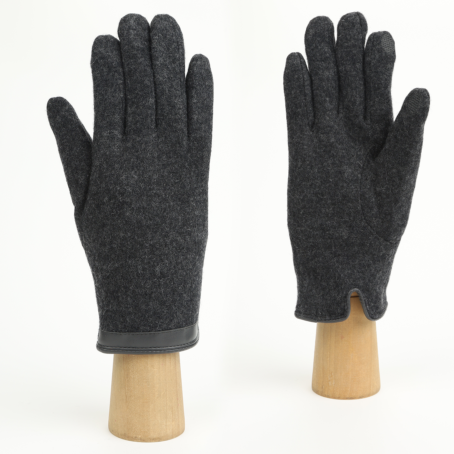 JMG10-3 FABRETTI Перчатки муж. 90% шерсть/10% эластан