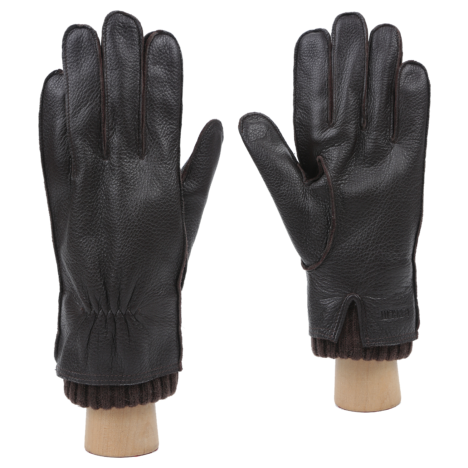 GLG12-12  FABRETTI Перчатки муж. нат. кожа