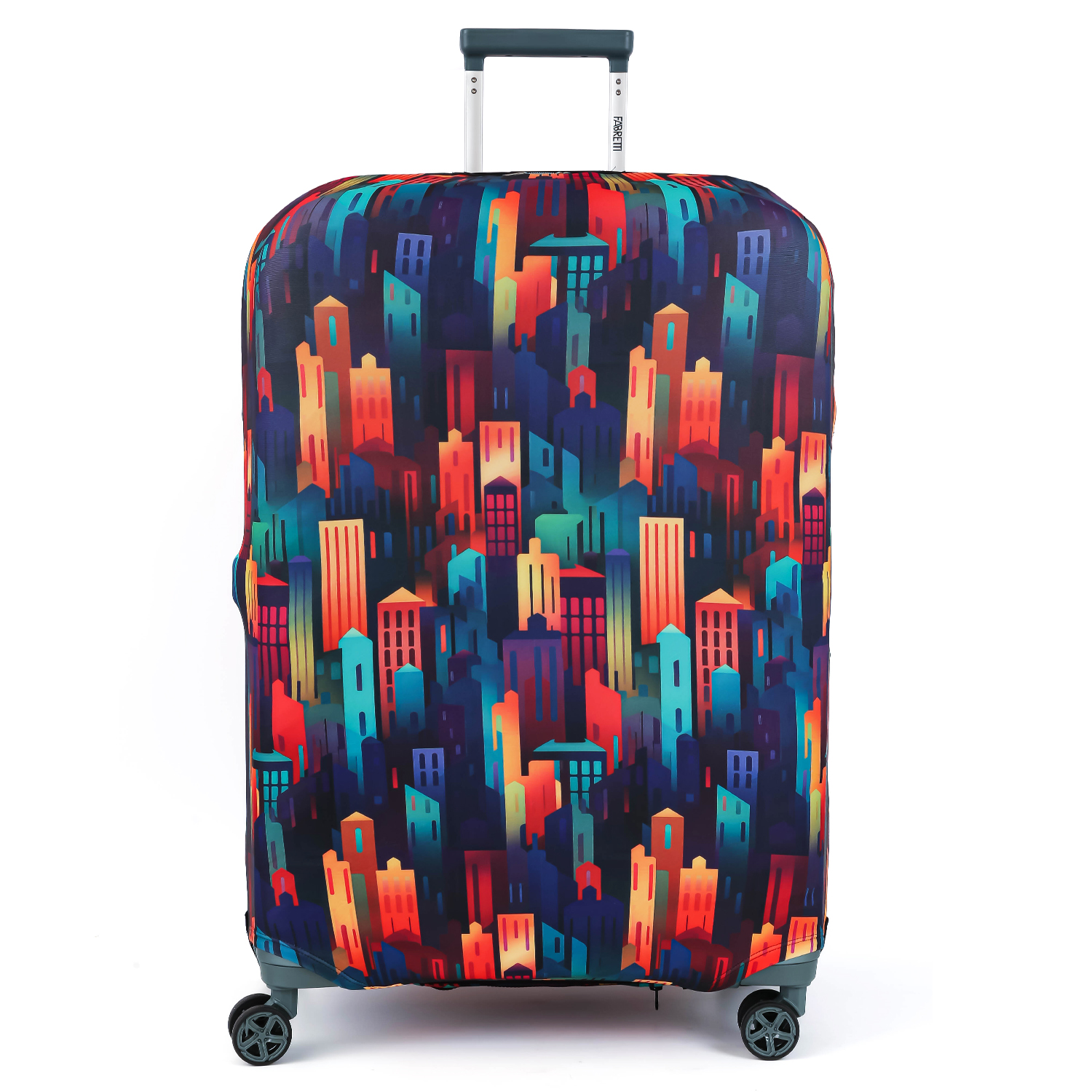 W1081-L FABRETTI Чехол для чемодана 92%полиэстер 8%спандекс