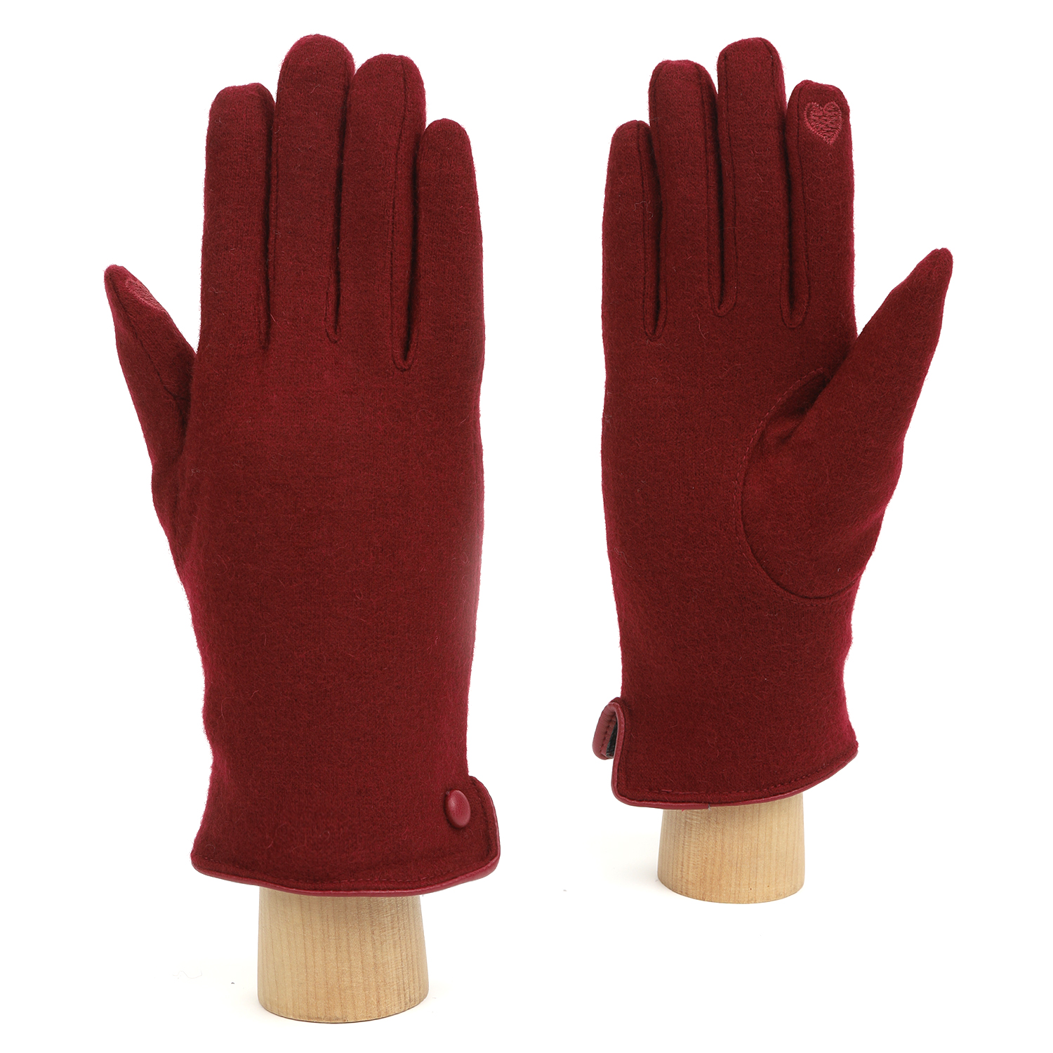 JMF80-4 FABRETTI Перчатки жен. 90% шерсть/10% эластан