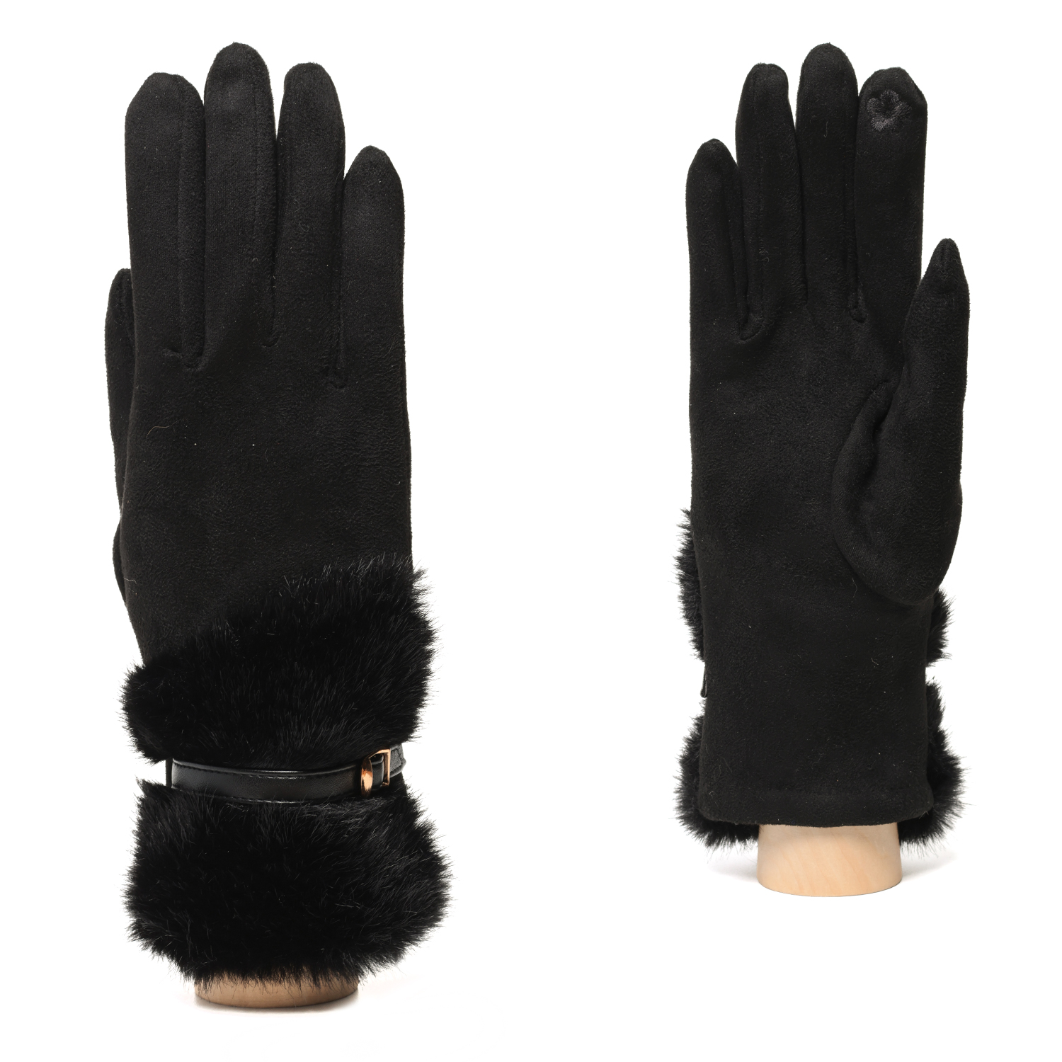 JNF13-2 FABRETTI Перчатки жен. 90% полиэстер/10% эластан