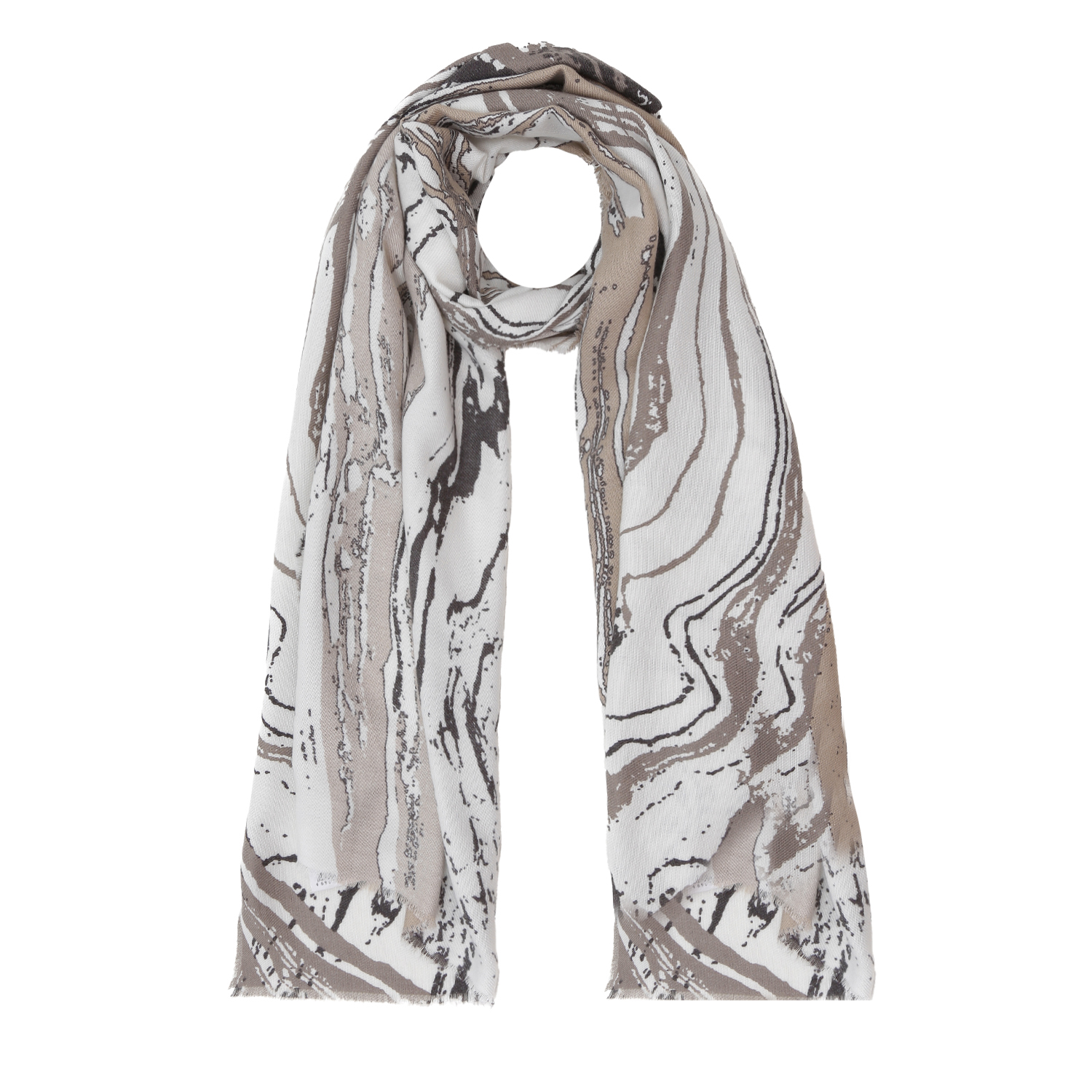 VFI8-13 Шарф жен. 100% полиэстер 65x190 FABRETTI