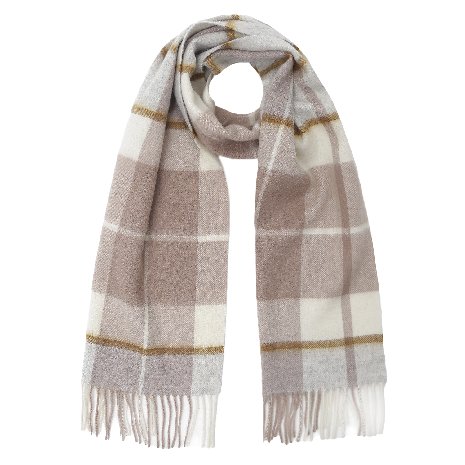 VGG3-13 Шарф муж. 100% шерсть 30x164 FABRETTI