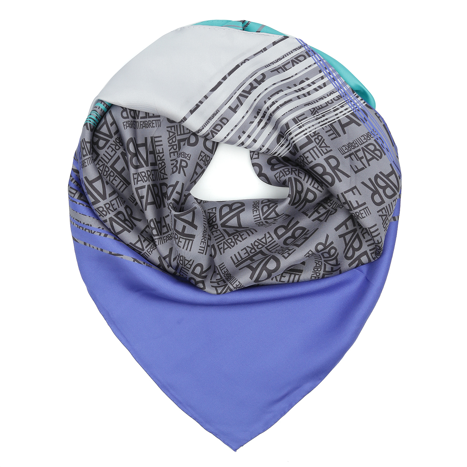 VFS0002-9 Платок жен. 100% шелк 90x90 FABRETTI