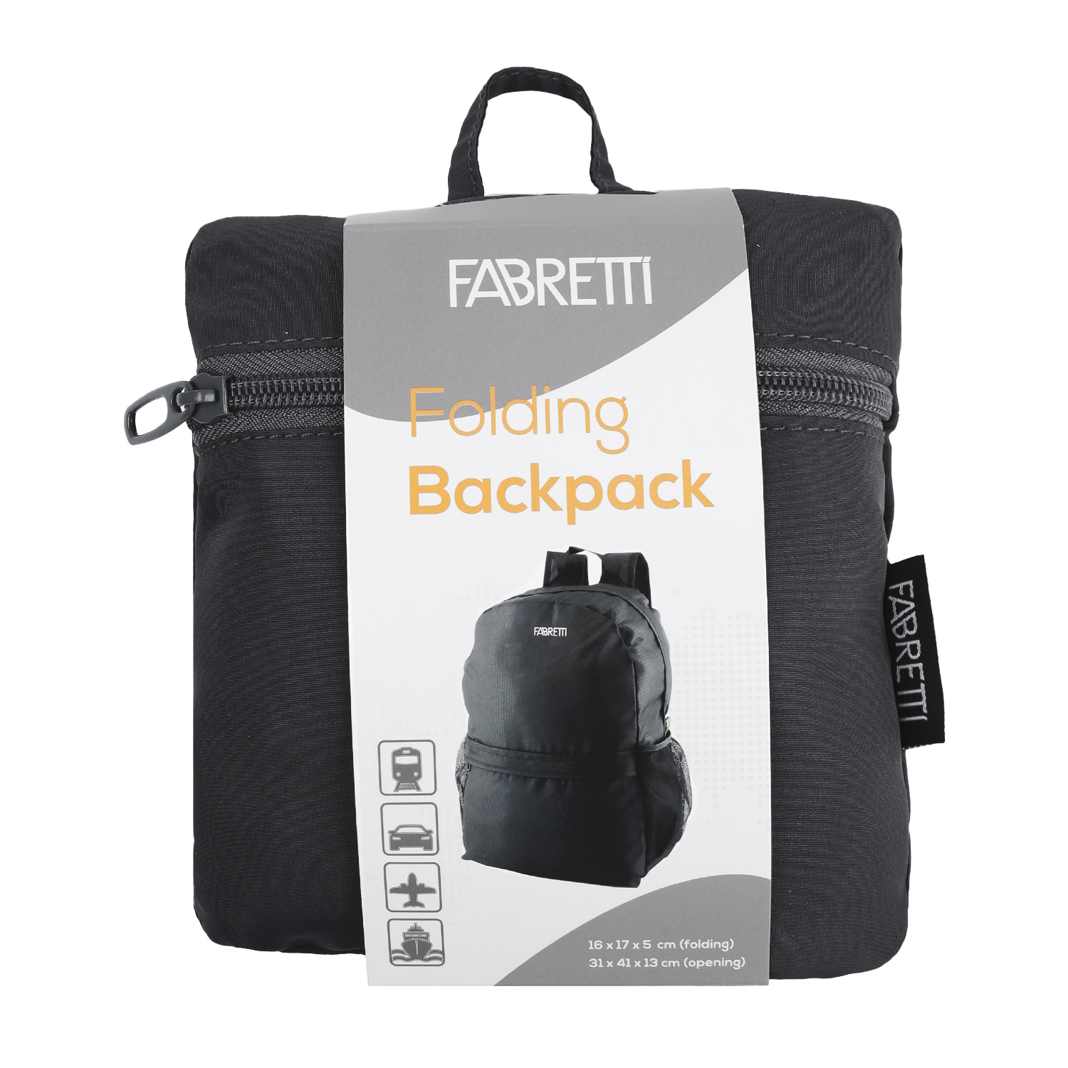 Y94105-2 FABRETTI Рюкзак складной 100% полиэстер 