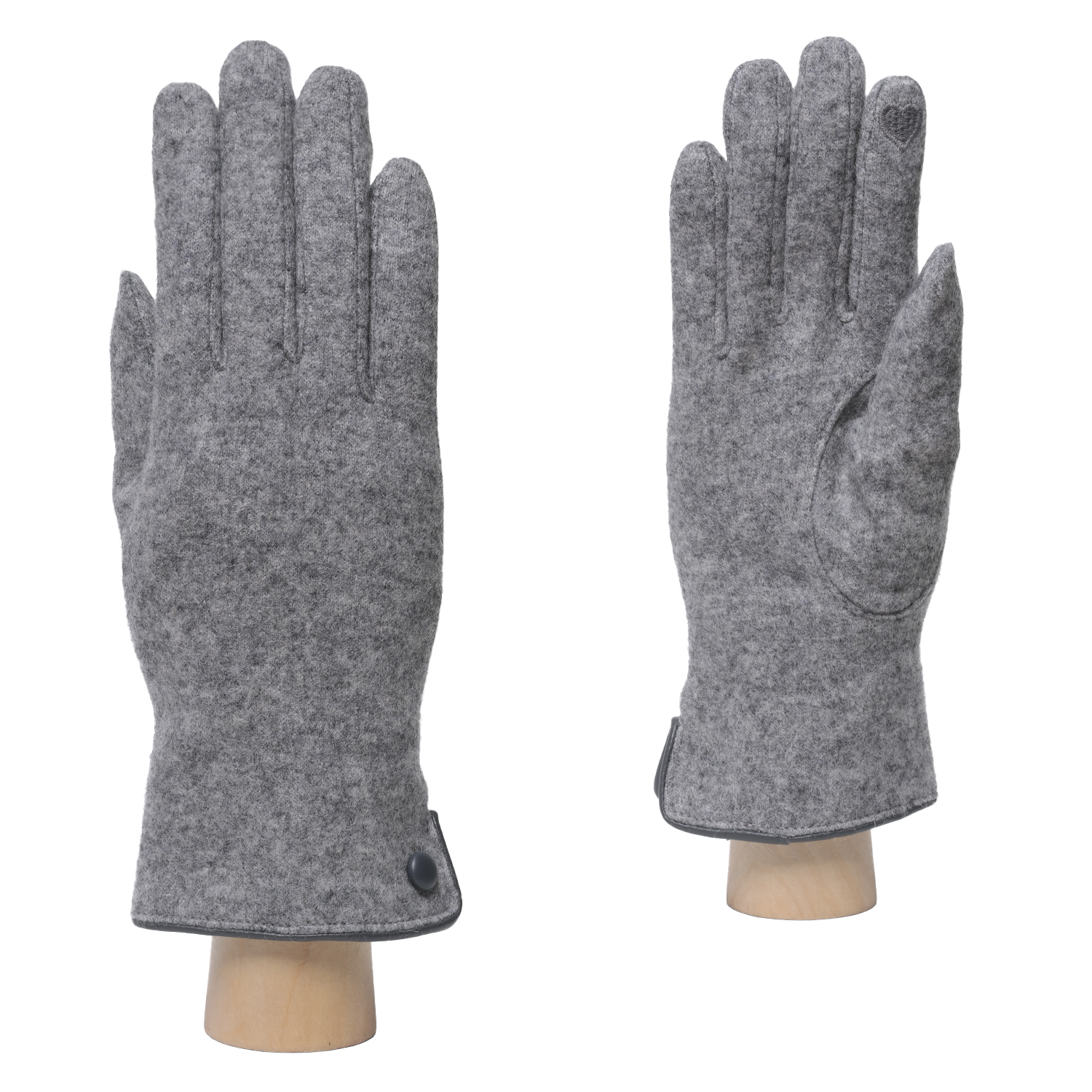 JMF80-3 FABRETTI Перчатки жен. 90% шерсть/10% эластан