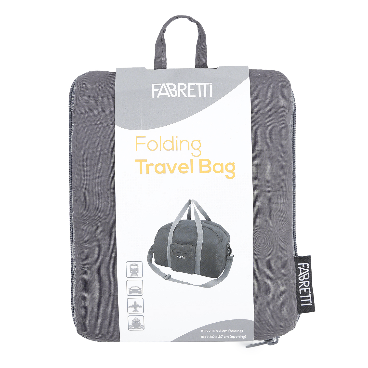 Y97111-3 FABRETTI Сумка складная дорожная 100% полиэстер 