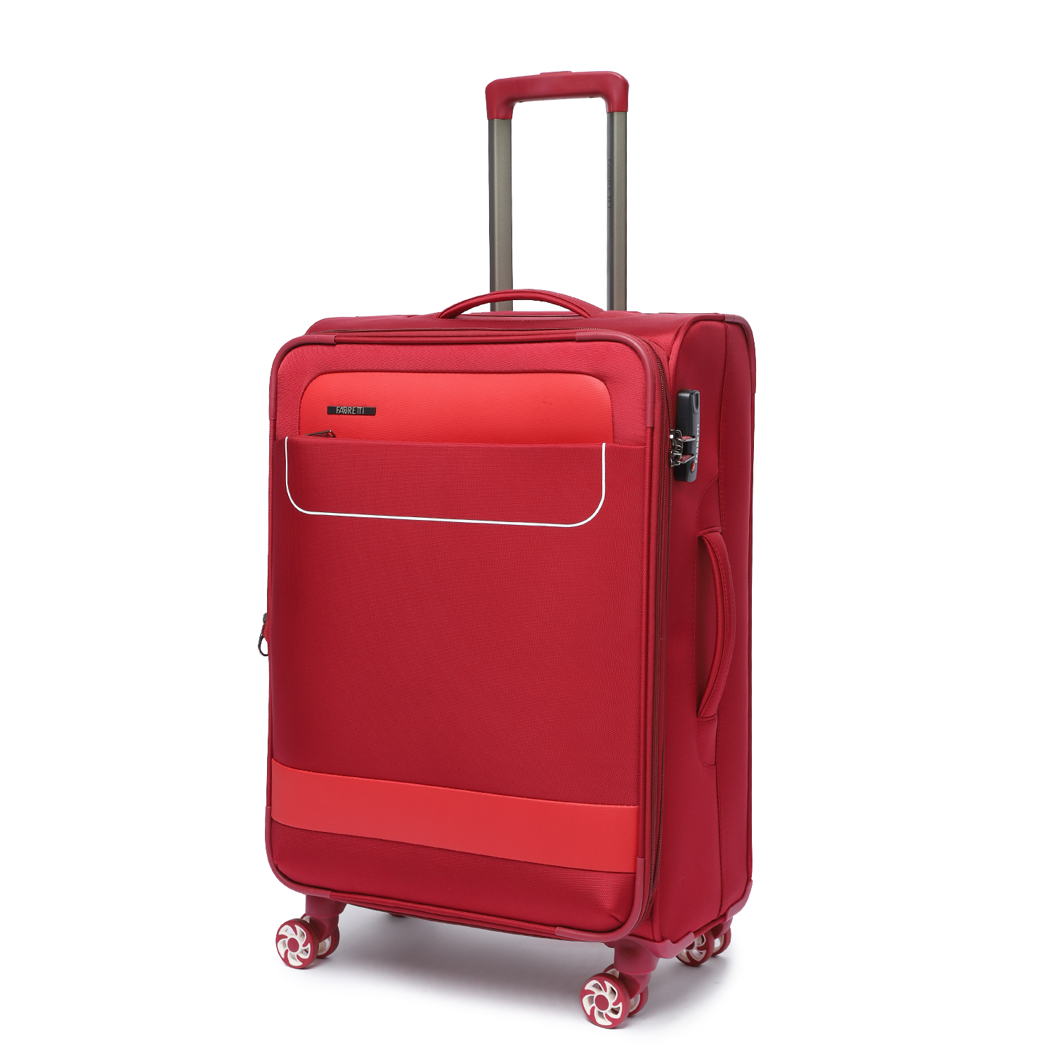 TRM2320-24-4 FABRETTI Чемодан 4-х колесный 100% полиэстер
