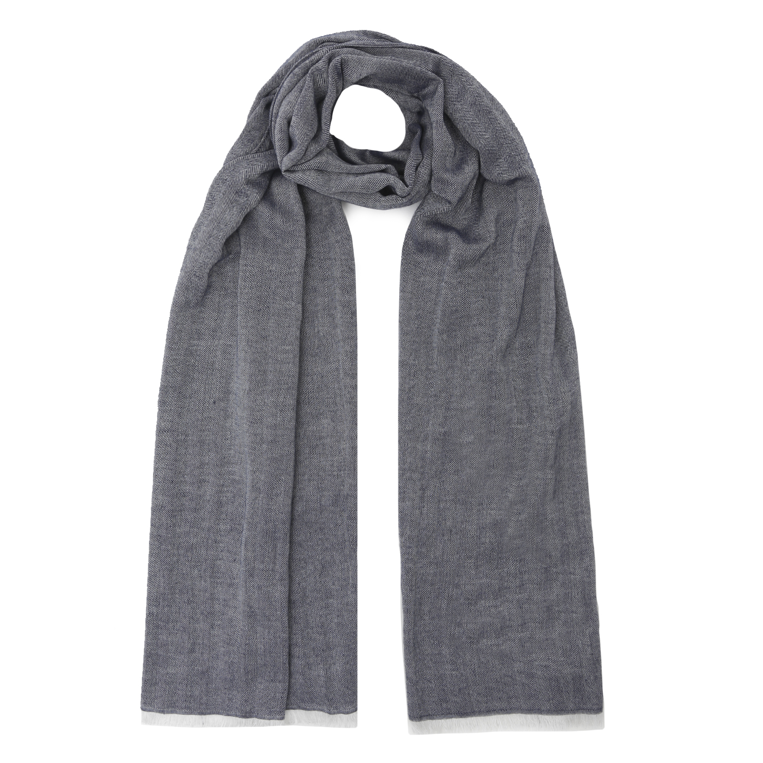 VGD4-8 Шарф муж. 40% вискоза, 60% хлопок 45x186 FABRETTI