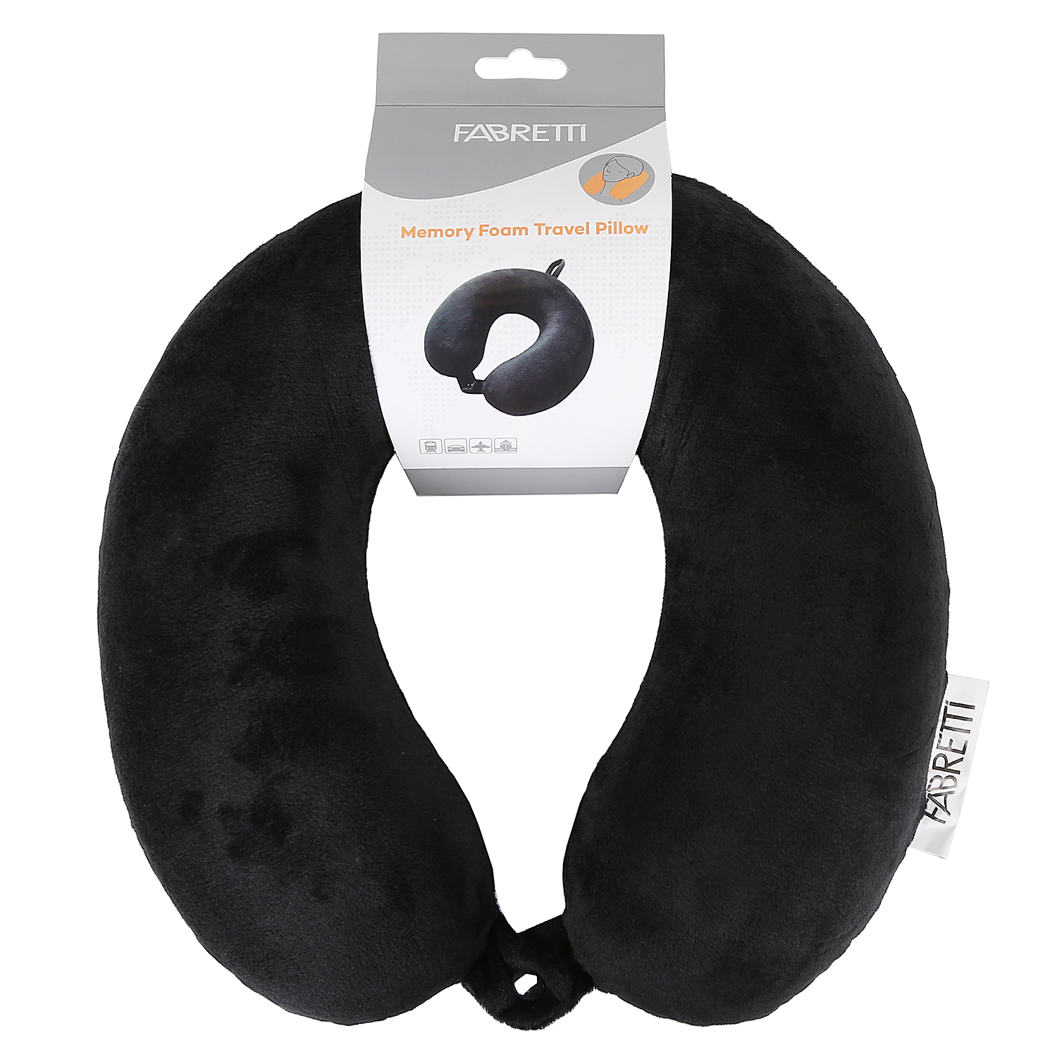 57818-2  FABRETTI Подушка дорожная 100% полиэстер 