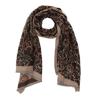 VFGI3-12 Шарф жен. 100% полиэстер 66x190 FABRETTI