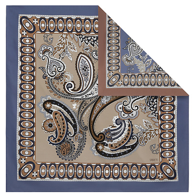 VFS6-9 Платок жен. 100% полиэстер 90x90 FABRETTI