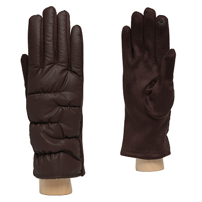 JDF45-12 FABRETTI перчатки жен. 100% полиэстер; на ладони: 90% полиэстер/10% эластан