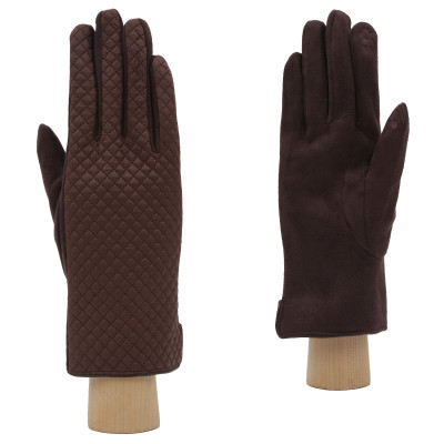 JDF54-12 FABRETTI Перчатки жен. 100% полиэстер; на ладони: 90% полиэстер/10% эластан 