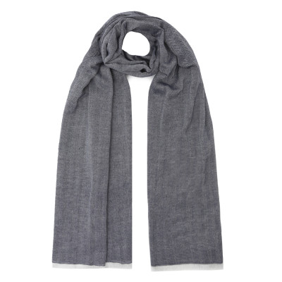 VGD4-8 Шарф муж. 40% вискоза, 60% хлопок 45x186 FABRETTI