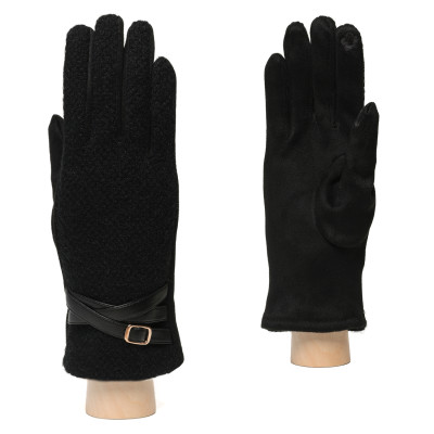 JRF31-2 FABRETTI  Перчатки жен. 100% полиэстер; на ладони:  90% полиэстер/10% эластан 