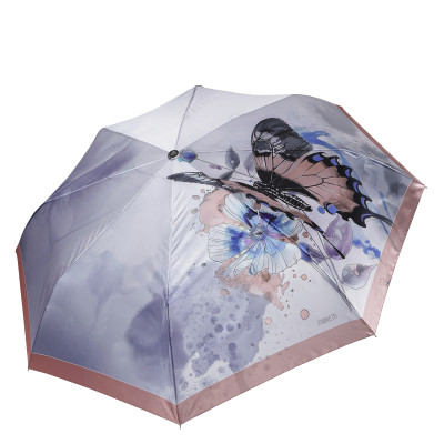 UFLS0087-12 Зонт жен. Fabretti, автомат, 3 сложения, сатин