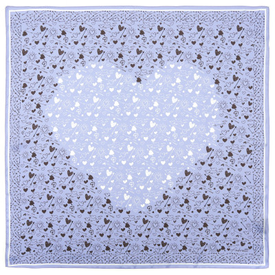 VFI0047-10 Платок жен. 100% полиэстер 70x70 FABRETTI