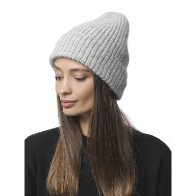 DW111-3f Fabretti Шапка женская 40% шерсть енота, 15% шерсть, 25% вискоза, 20% нейлон