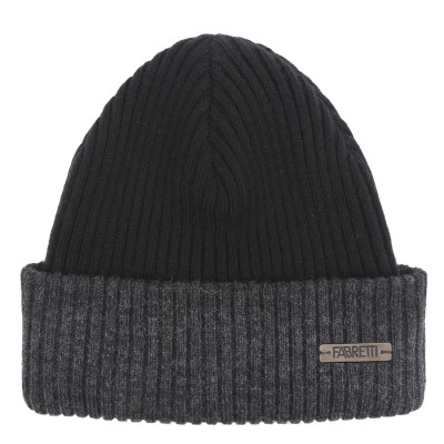 DFRG59-26 FABRETTI Шапка мужская 50% шерсть, 30% вискоза, 20% полиэстер
