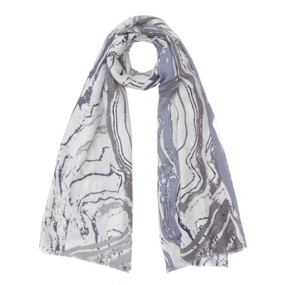 VFI8-9 Шарф жен. 100% полиэстер 65x190 FABRETTI