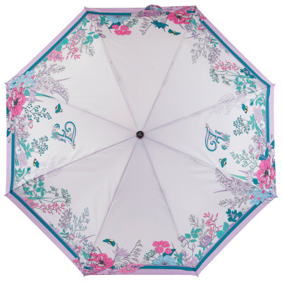UFLR0023-10 Зонт жен. Fabretti, облегченный автомат, 3 сложения, 'эпонж