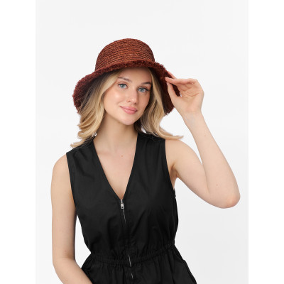 WG109-12 FABRETTI Шляпа жен. 100% рафия