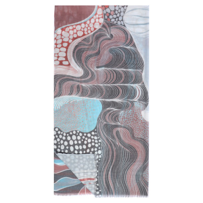 VF11-5 Шарф жен. 60% вискоза, 40% полиэстер 90x180 FABRETTI