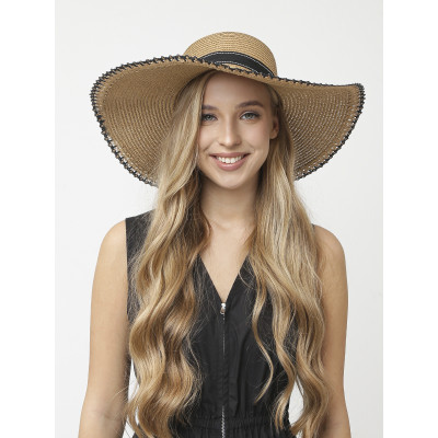 WY33-12 FABRETTI Шляпа жен. 90% целлюлоза/10% полиэстер  