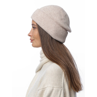 DW124-13 Fabretti Шапка женская 40% шерсть енота, 15% шерсть, 25% вискоза, 20% нейлон