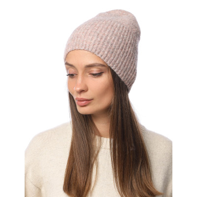 DFR80-5 FABRETTI Шапка женская 30% шерсть, 25% вискоза, 30% полиэстер, 15% нейлон