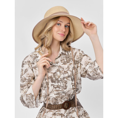 WG108-13012 FABRETTI Шляпа жен. 90% целлюлоза/10% полиэстер