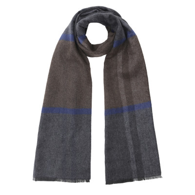 VGD3-12 Шарф муж. 10% шерсть, 15% вискоза, 10% нейлон, 65% полиэстер 30x178 FABRETTI