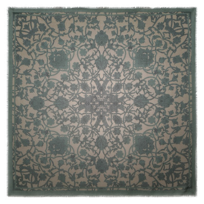 VFS1015-11 Платок жен. 18% шерсть, 82% модал  110x110 FABRETTI