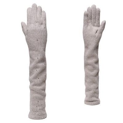 JFF38-3 FABRETTI Перчатки жен. 70% шерсть/20% ангора/10% нейлон