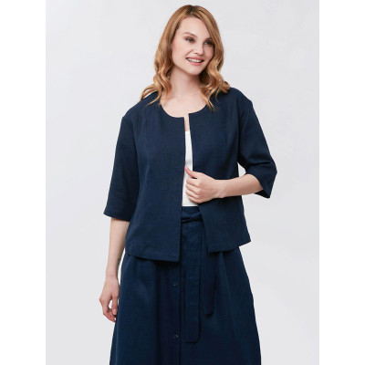 ZJ18-110 FABRETTI Блуза женская 100% лён