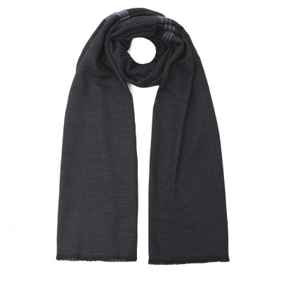 VGU13-8 Шарф муж. 50% вискоза, 30% хлопок, 20% полиэстер 45x190 FABRETTI