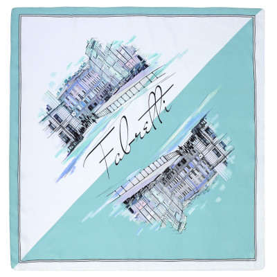 VFV7-11 Платок жен. 100% полиэстер 70x70 FABRETTI