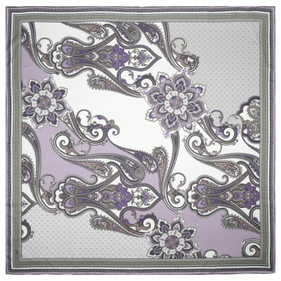 VFS0003-11 Платок жен. 100% шелк 90x90 FABRETTI