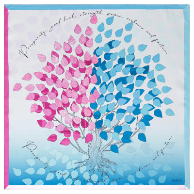 VFI0067-9 Платок жен. 100% полиэстер 70x70 FABRETTI