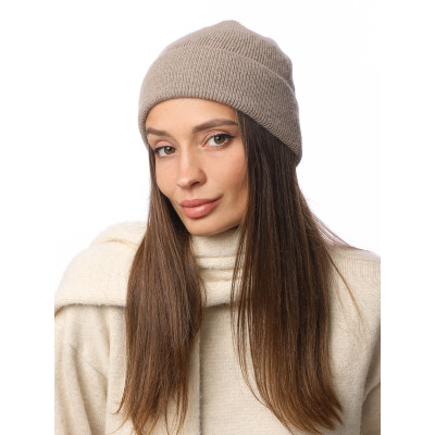 DW124-12 Fabretti Шапка женская 40% шерсть енота, 15% шерсть, 25% вискоза, 20% нейлон