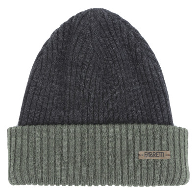 DFRG59-45 FABRETTI Шапка мужская 50% шерсть, 30% вискоза, 20% полиэстер