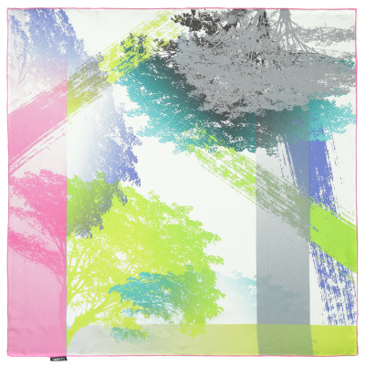 VFS0004-11 Платок жен. 100% шелк 90x90 FABRETTI