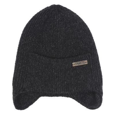 DWG82-2f Fabretti Ушанка мужская 25% мохер, 45% шерсть, 15% нейлон, 15% акрил