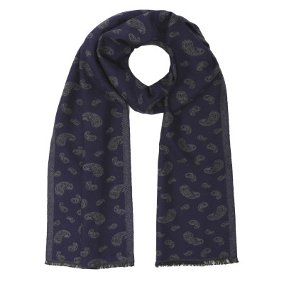 VGU8-8 Шарф муж. 100% вискоза 30x192 FABRETTI