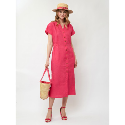 ZD81-73 FABRETTI Платье  женское 100% лён