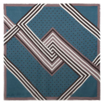 VFS1017-9 Платок жен. 18% шерсть, 82% модал  110x110 FABRETTI