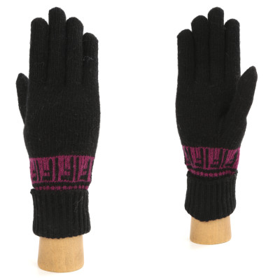 JFF10-1.14 FABRETTI Перчатки жен. 70% шерсть/20% ангора/10% нейлон