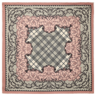 VFS1002-25 Платок жен.  15% шерсть, 85% модал разм.110х110 FABRETTI